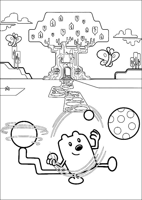 115 Wow Wow Wubbzy Coloring Pages Printable 23