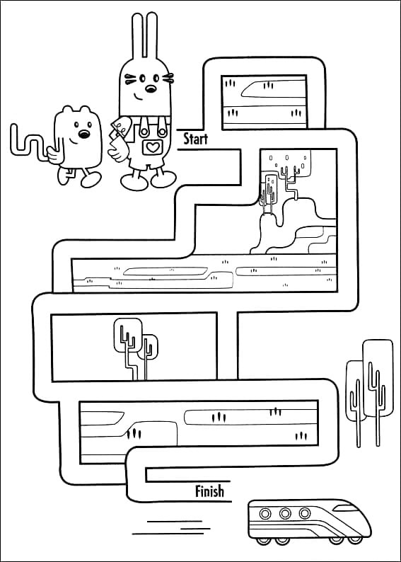 115 Wow Wow Wubbzy Coloring Pages Printable 27