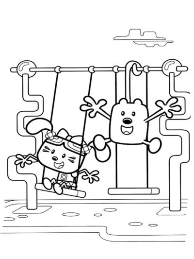 115 Wow Wow Wubbzy Coloring Pages Printable 91