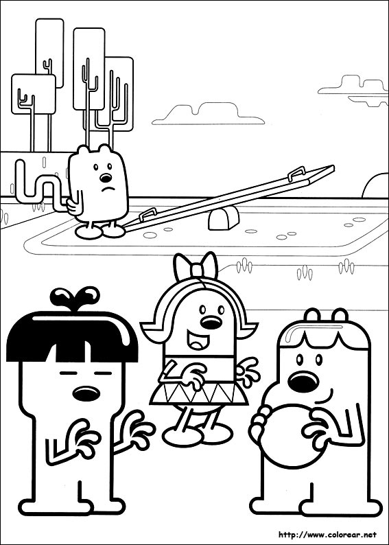 115 Wow Wow Wubbzy Coloring Pages Printable 93