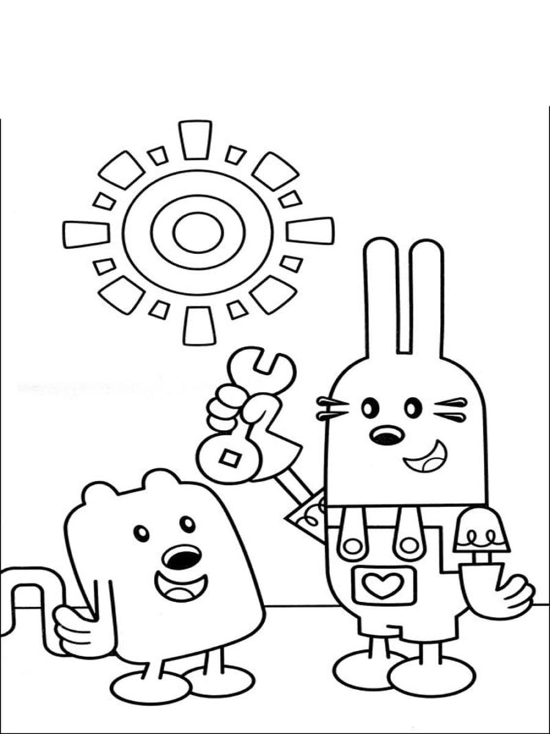 115 Wow Wow Wubbzy Coloring Pages Printable 94