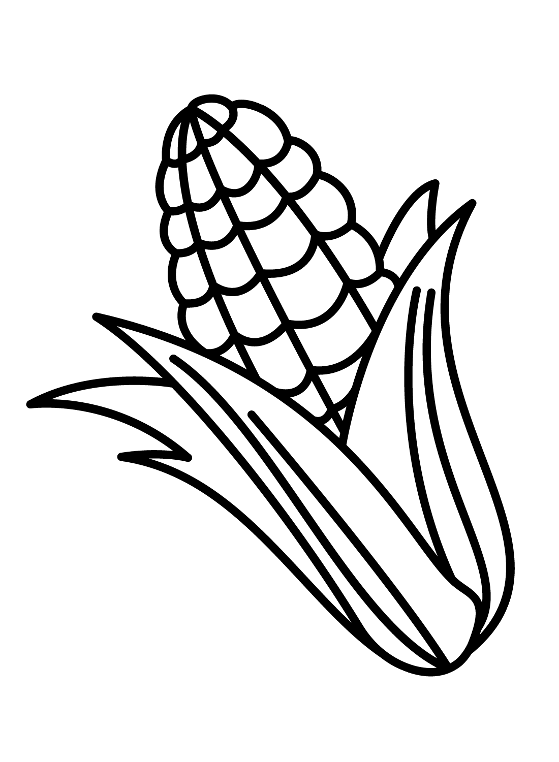 120 Corn Coloring Pages Printable 112