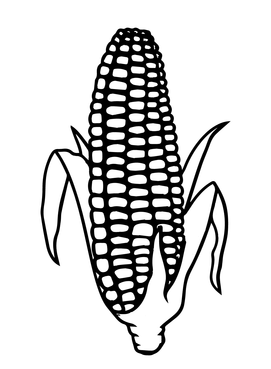 120 Corn Coloring Pages Printable 113