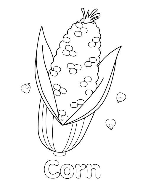 120 Corn Coloring Pages Printable 114