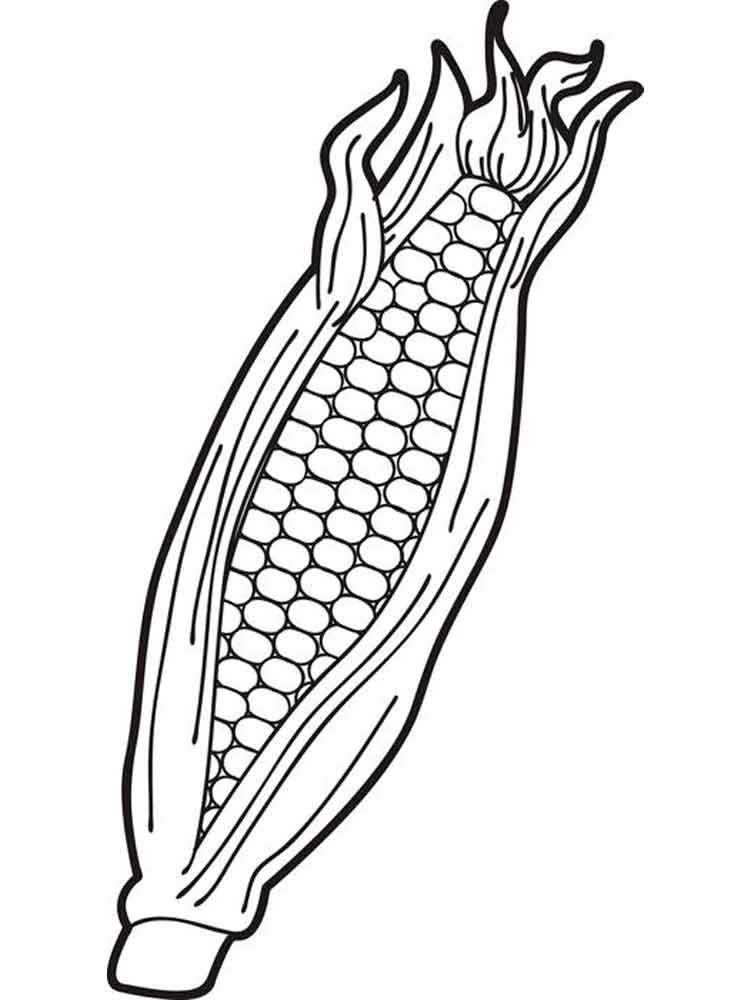 120 Corn Coloring Pages Printable 116