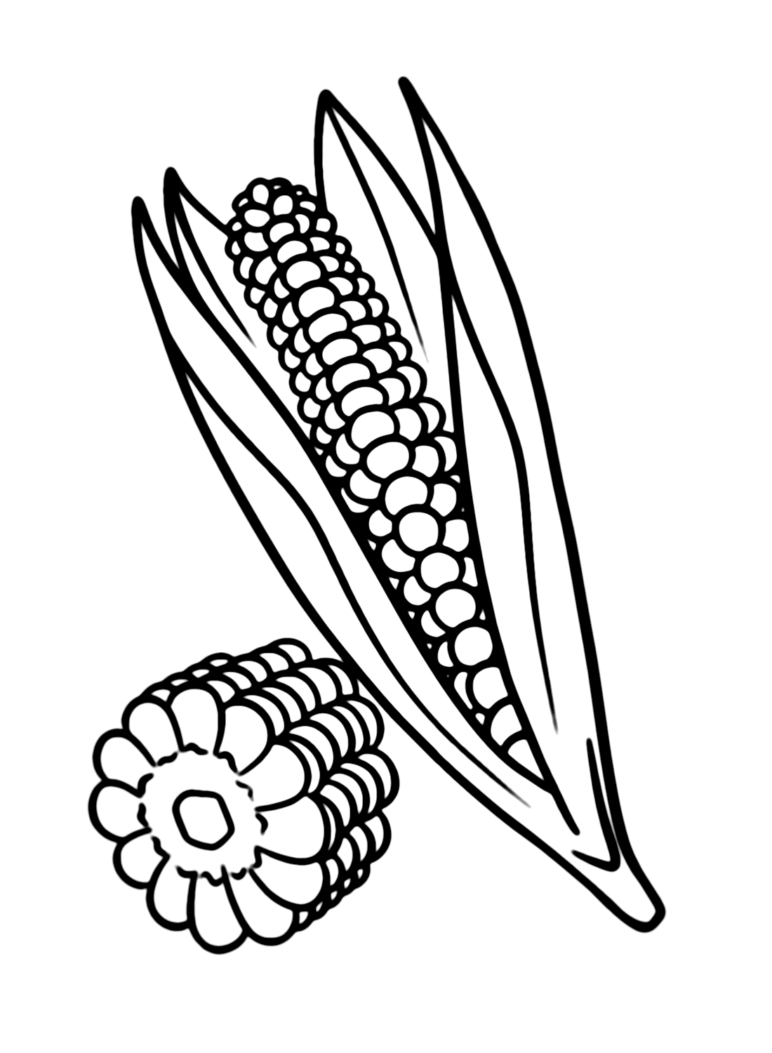 120 Corn Coloring Pages Printable 117