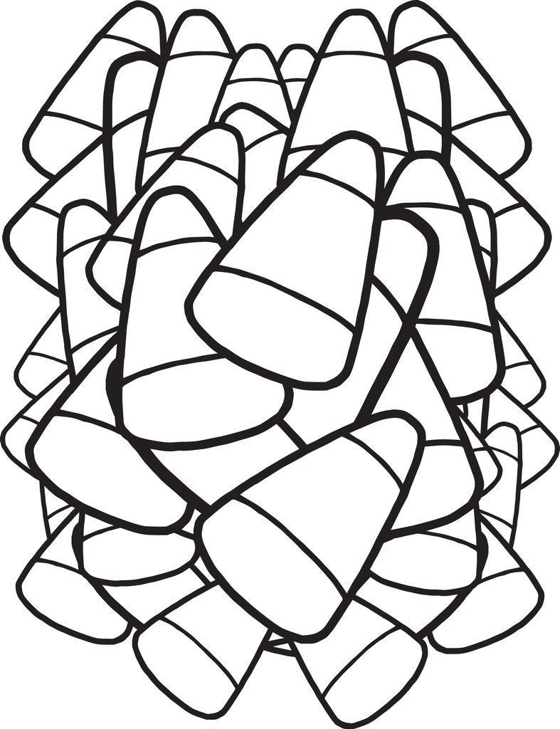 120 Corn Coloring Pages Printable 20