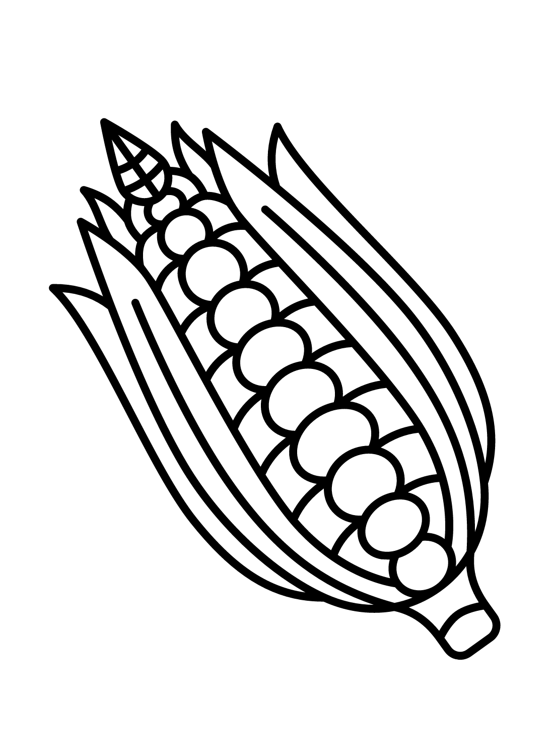 120 Corn Coloring Pages Printable 25