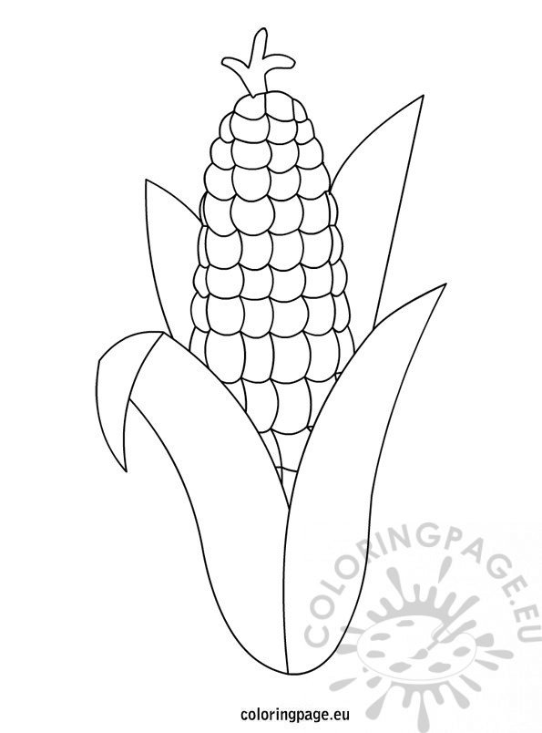 120 Corn Coloring Pages Printable 26