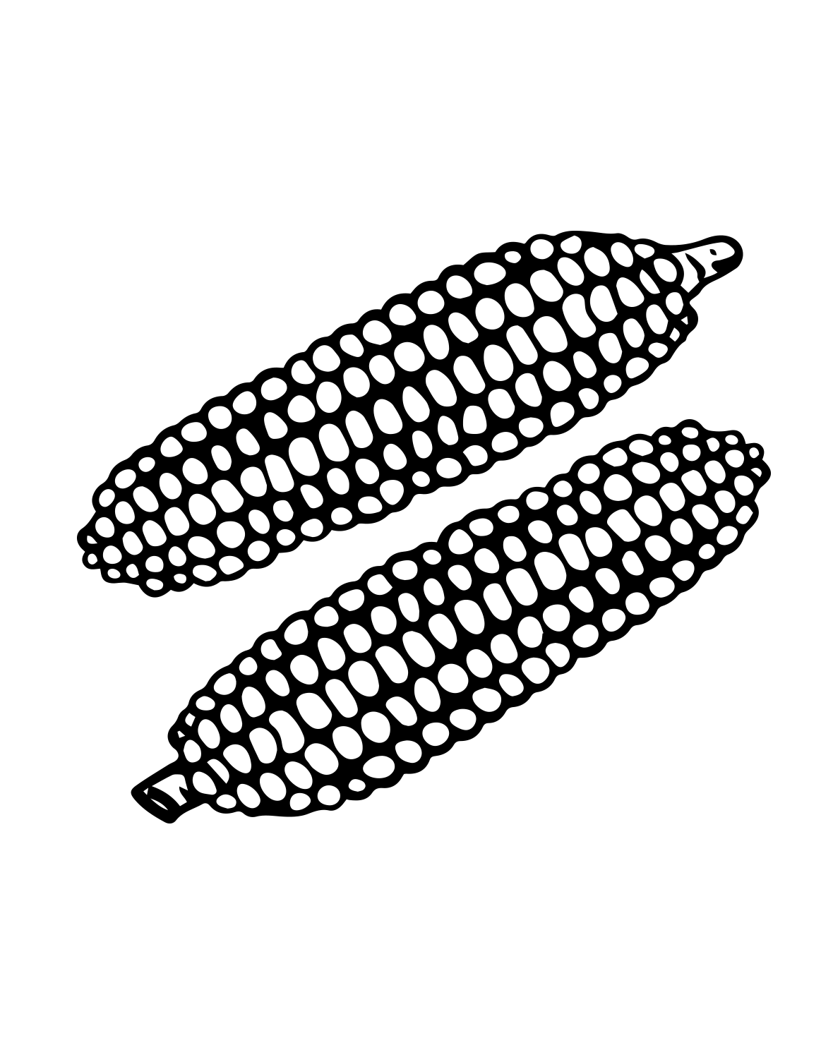 120 Corn Coloring Pages Printable 3