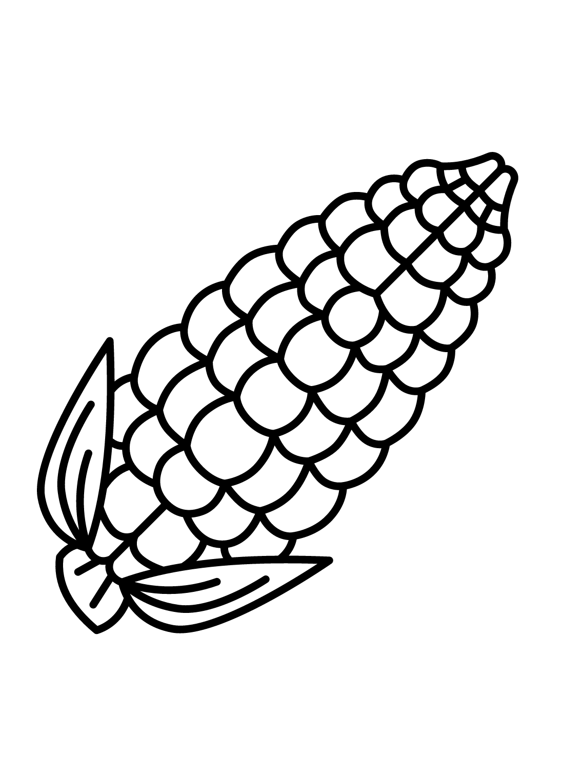 120 Corn Coloring Pages Printable 34