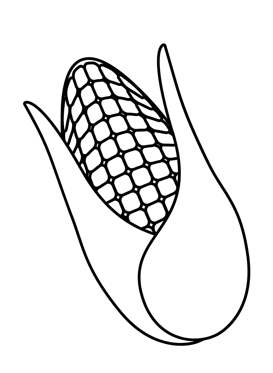 120 Corn Coloring Pages Printable 50