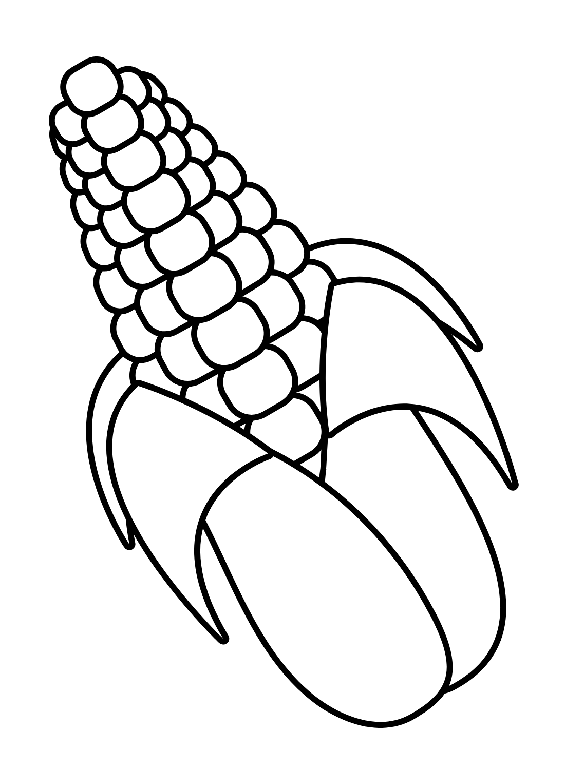 120 Corn Coloring Pages Printable 61