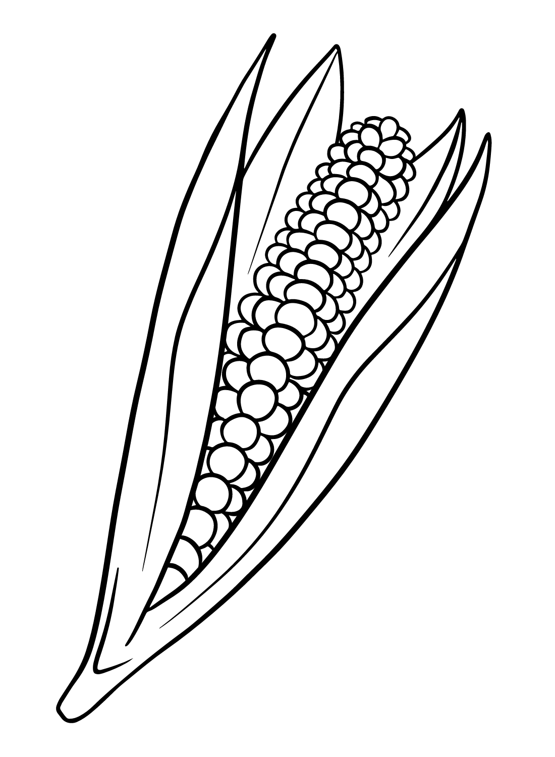 120 Corn Coloring Pages Printable 62