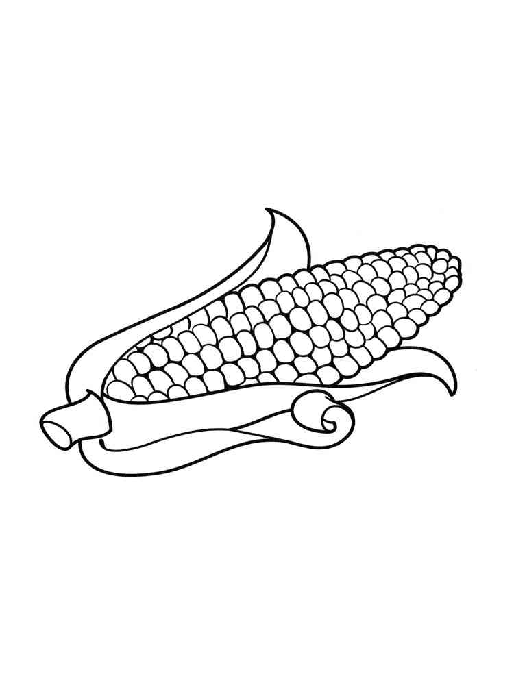 120 Corn Coloring Pages Printable 74