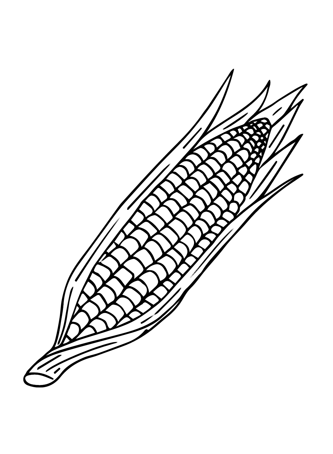 120 Corn Coloring Pages Printable 75