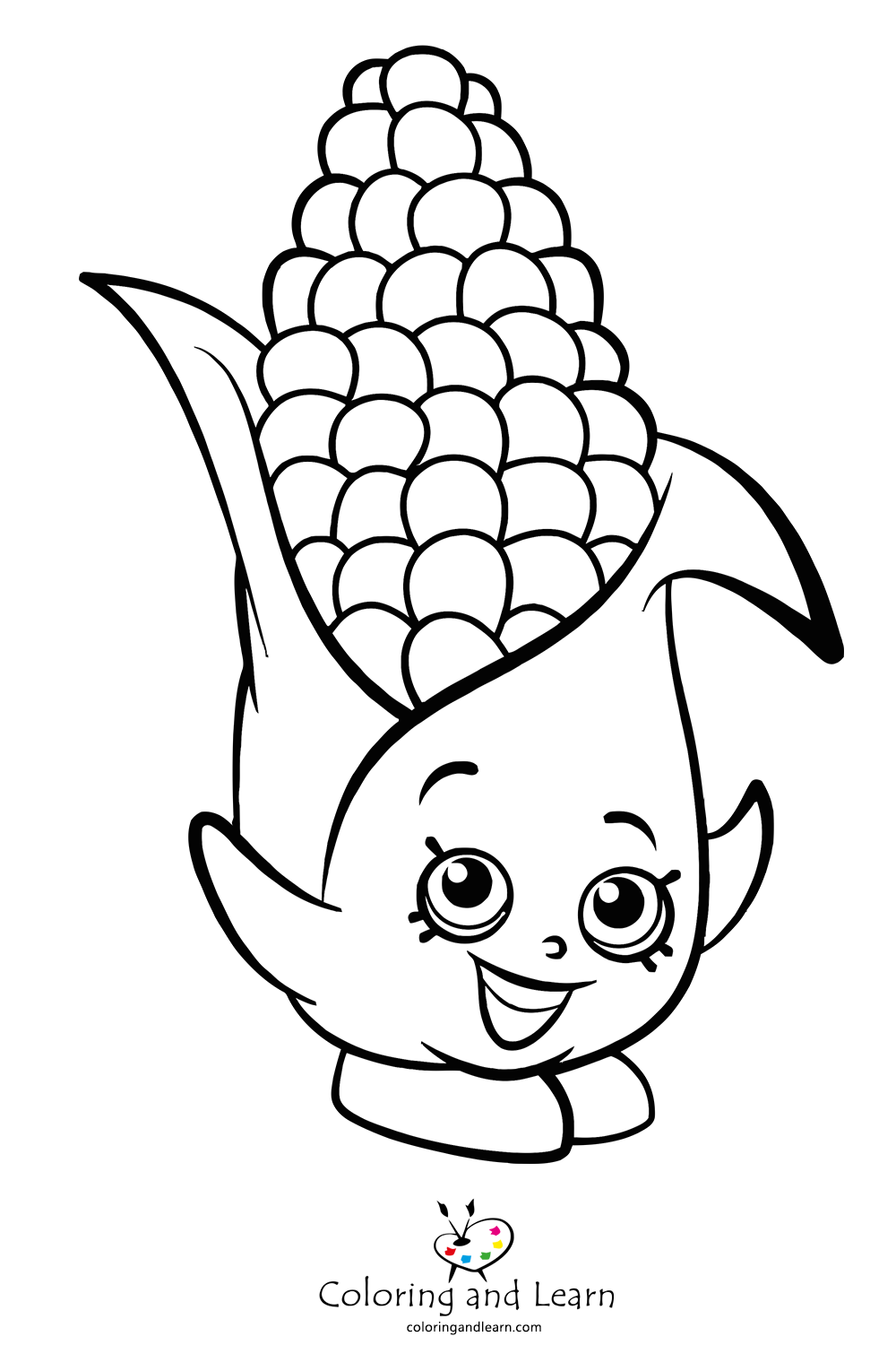 120 Corn Coloring Pages Printable 90