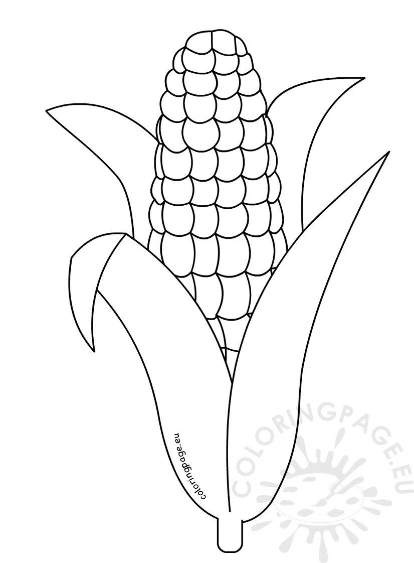 120 Corn Coloring Pages Printable 91