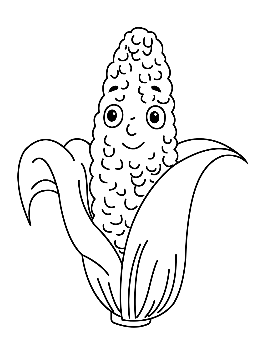 120 Corn Coloring Pages Printable 93