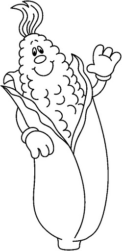 120 Corn Coloring Pages Printable 95