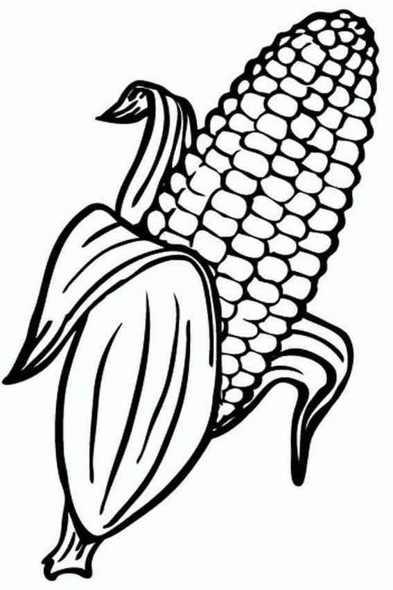 120 Corn Coloring Pages Printable 98