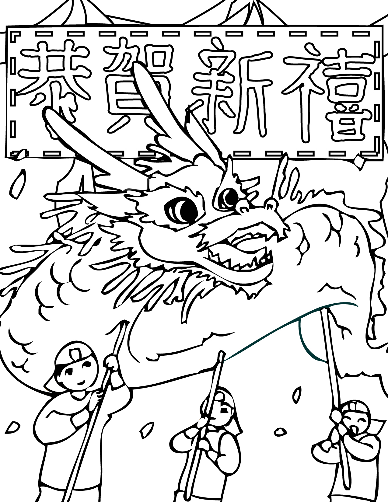 138 Cultural China Coloring Pages Printable 109