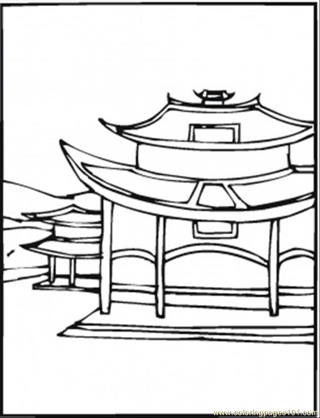 138 Cultural China Coloring Pages Printable 128