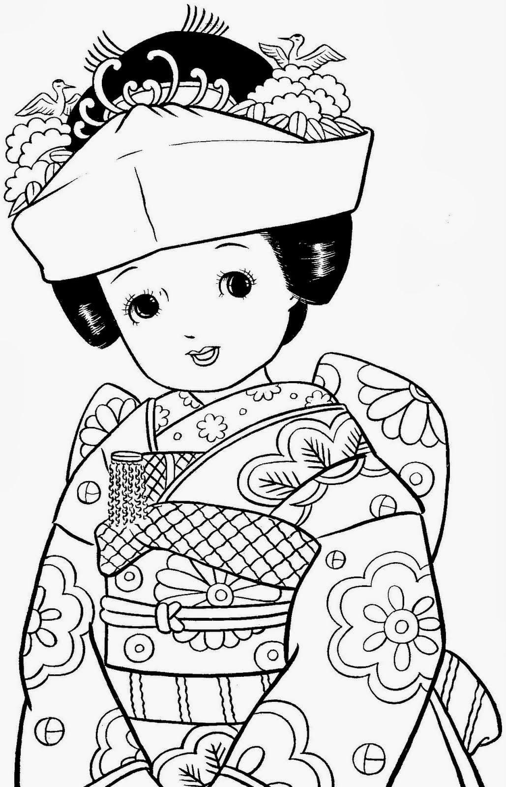 138 Cultural China Coloring Pages Printable 137