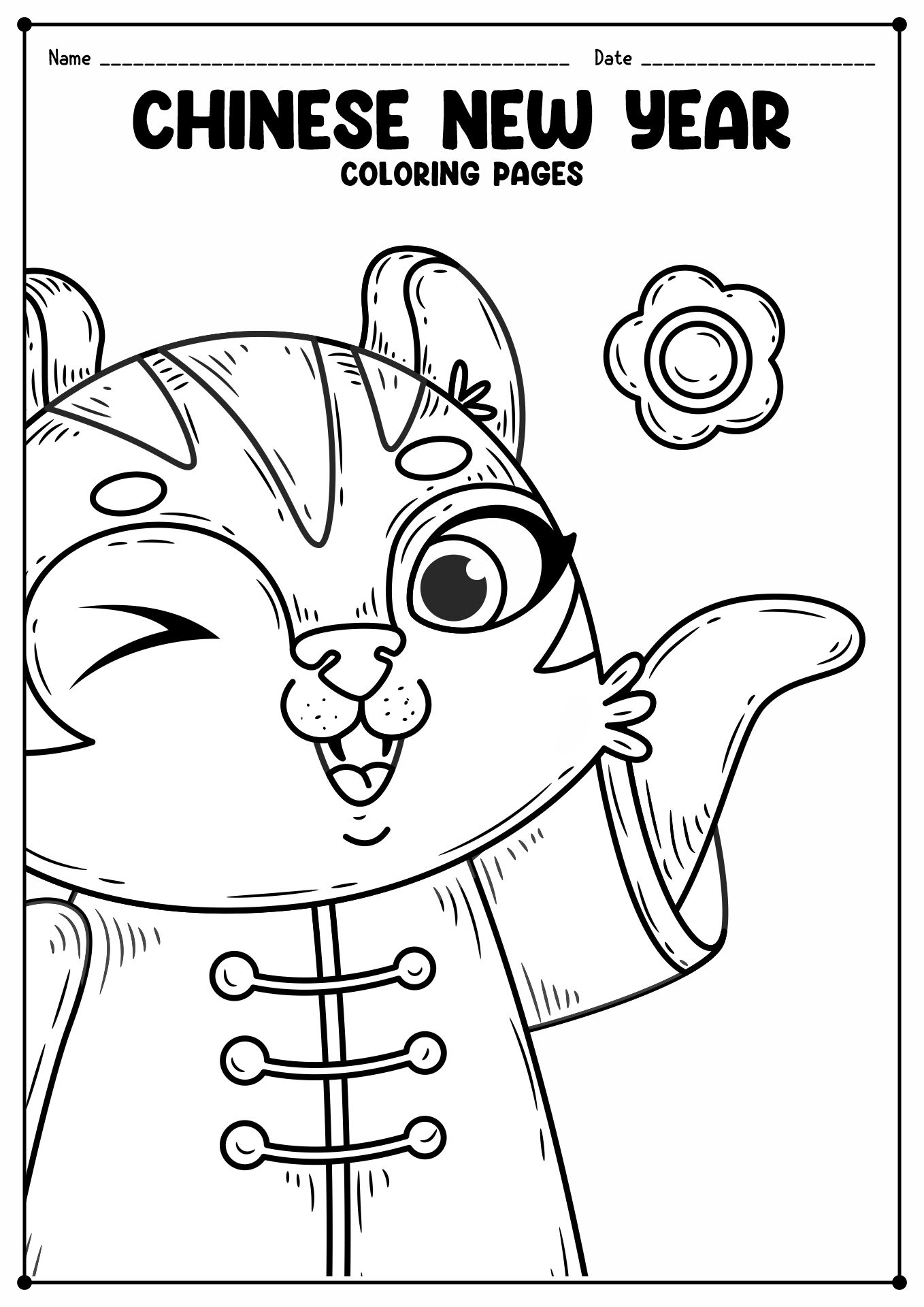 138 Cultural China Coloring Pages Printable 138