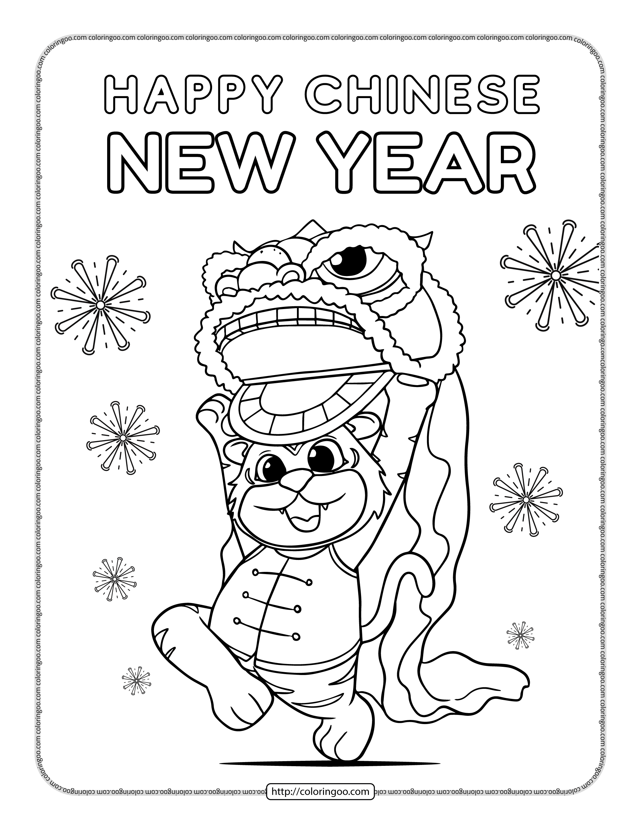 138 Cultural China Coloring Pages Printable 19