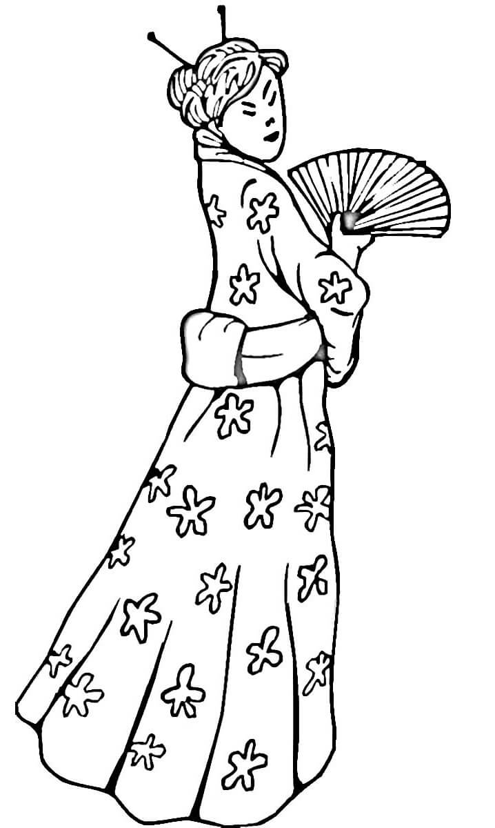 138 Cultural China Coloring Pages Printable 35