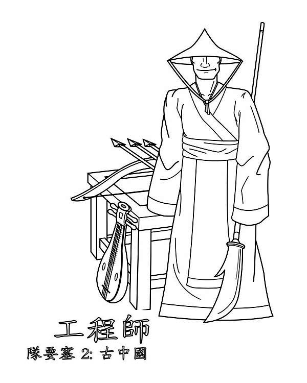 138 Cultural China Coloring Pages Printable 45