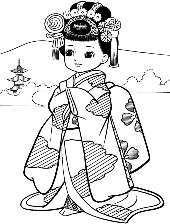 138 Cultural China Coloring Pages Printable 51