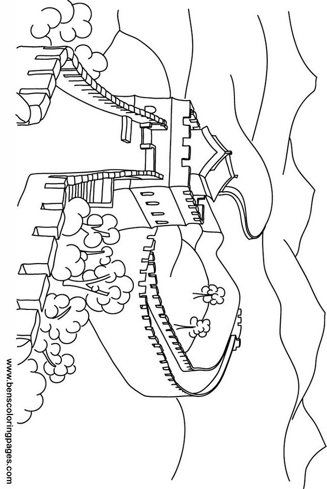 138 Cultural China Coloring Pages Printable 61