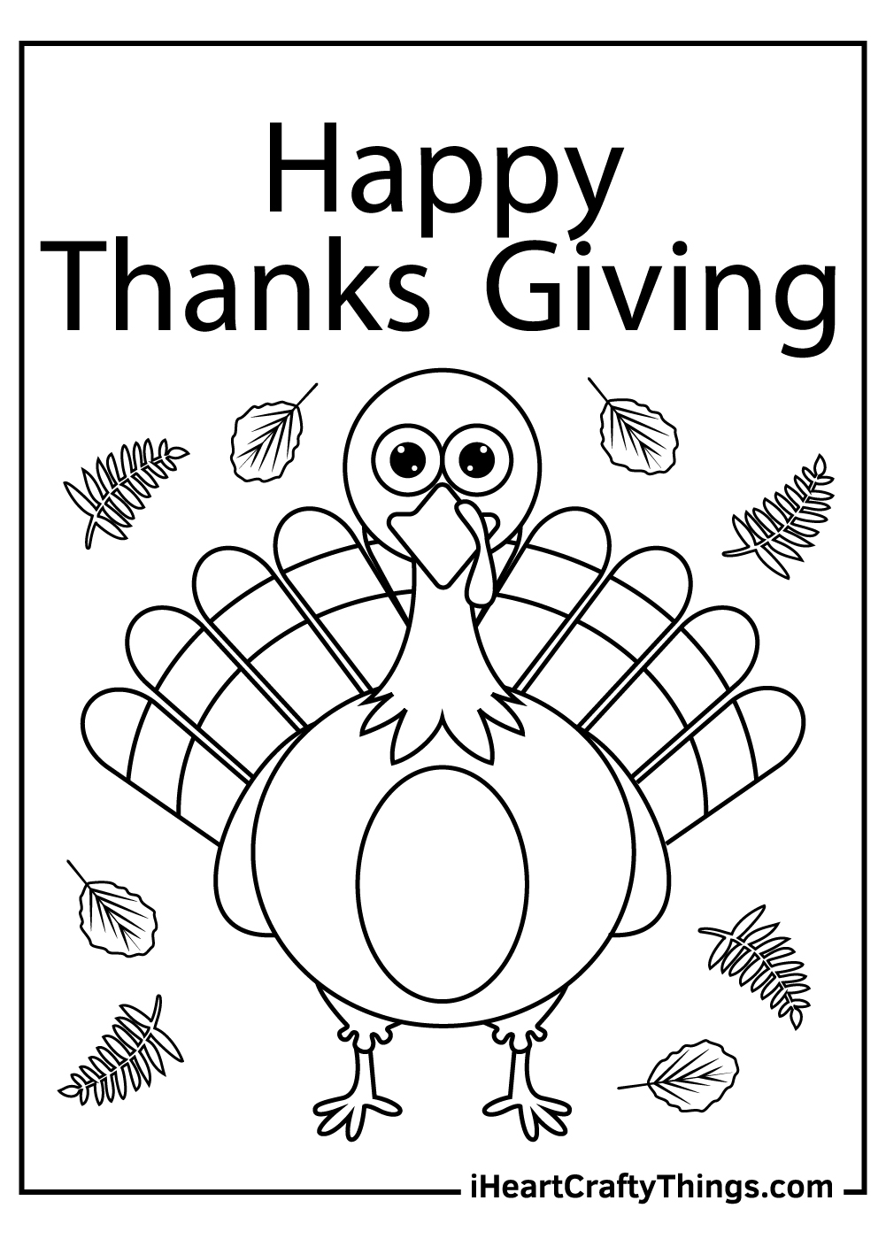 27 Festive Thanksgiving Coloring Pages Printable 1