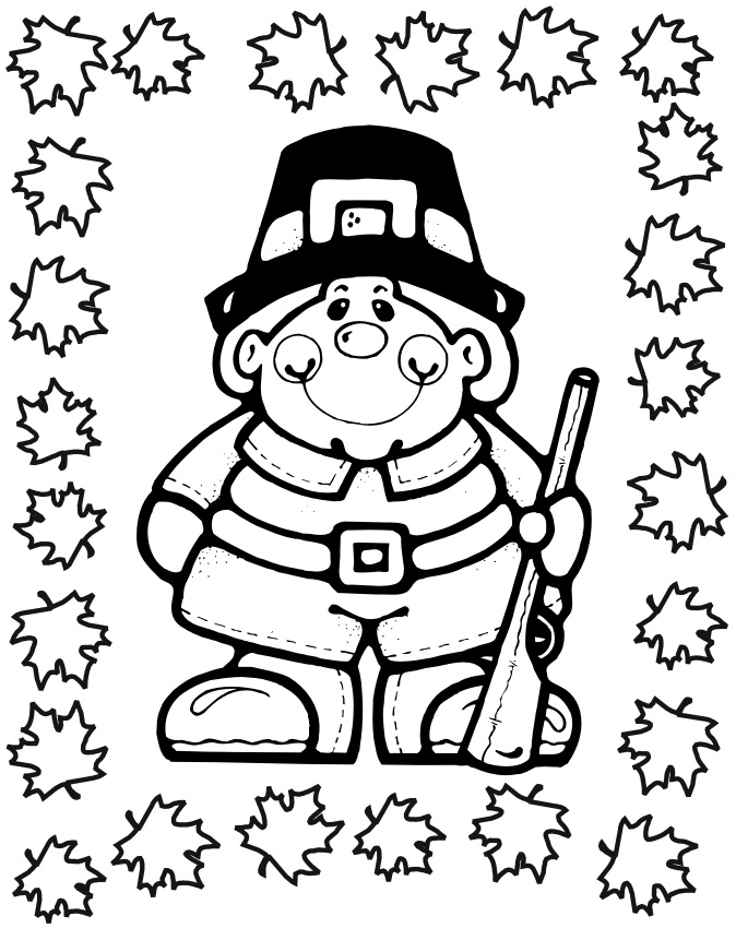 27 Festive Thanksgiving Coloring Pages Printable 23