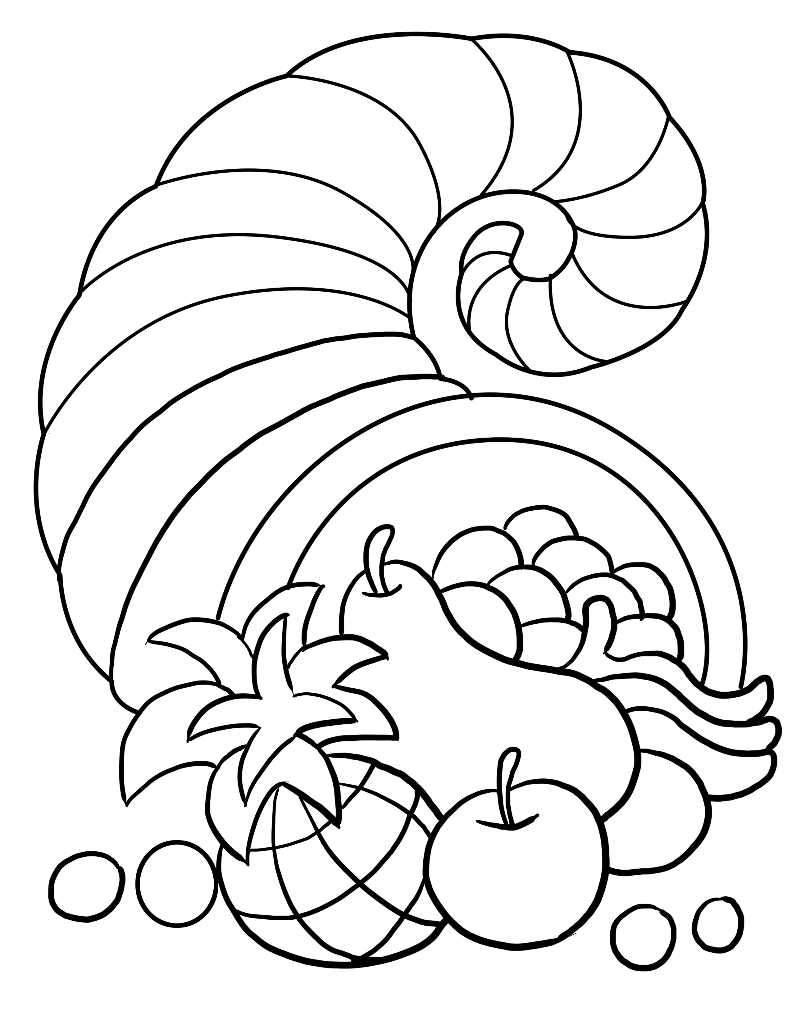 27 Festive Thanksgiving Coloring Pages Printable 28