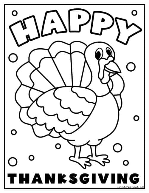 27 Festive Thanksgiving Coloring Pages Printable 30