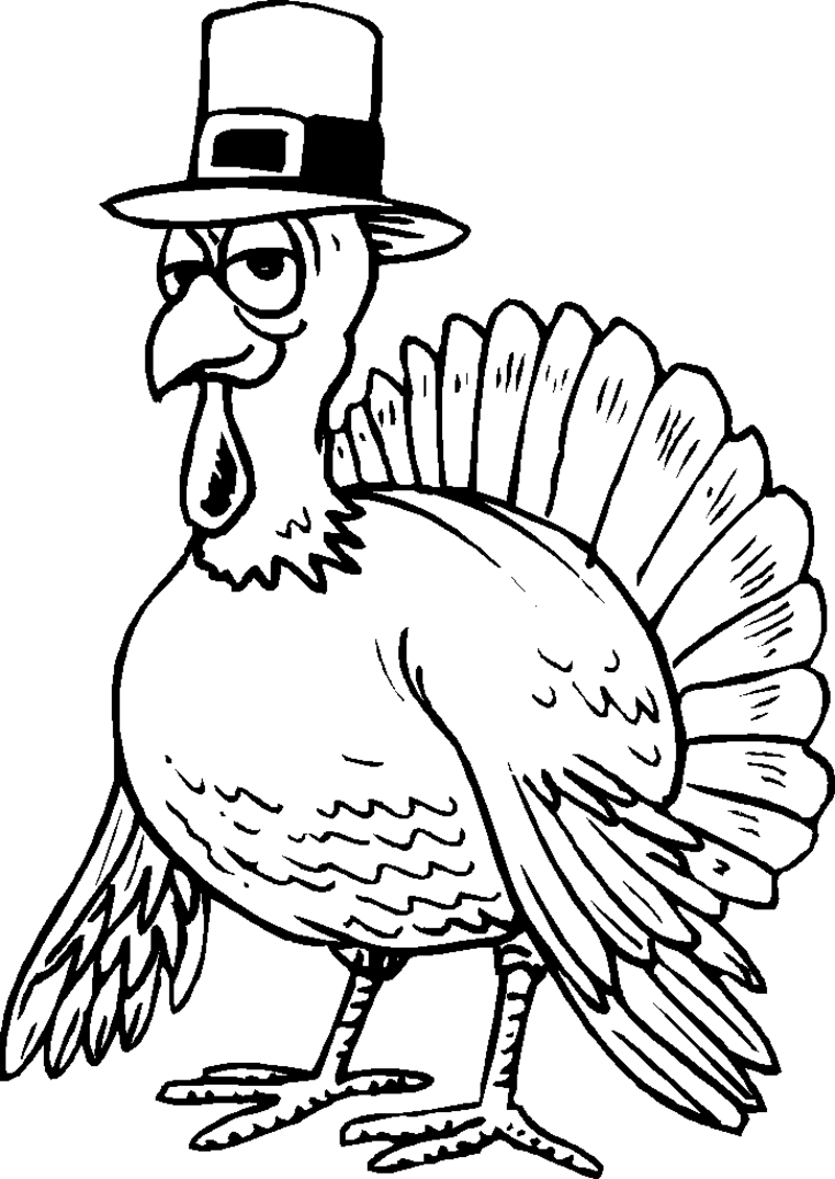 27 Festive Thanksgiving Coloring Pages Printable 32