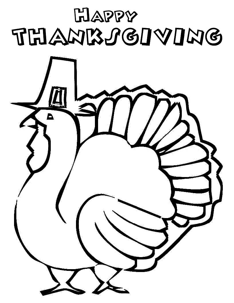 27 Festive Thanksgiving Coloring Pages Printable 7