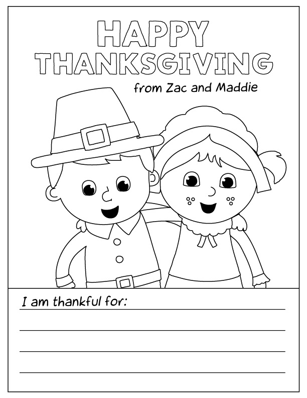 27 Festive Thanksgiving Coloring Pages Printable 8