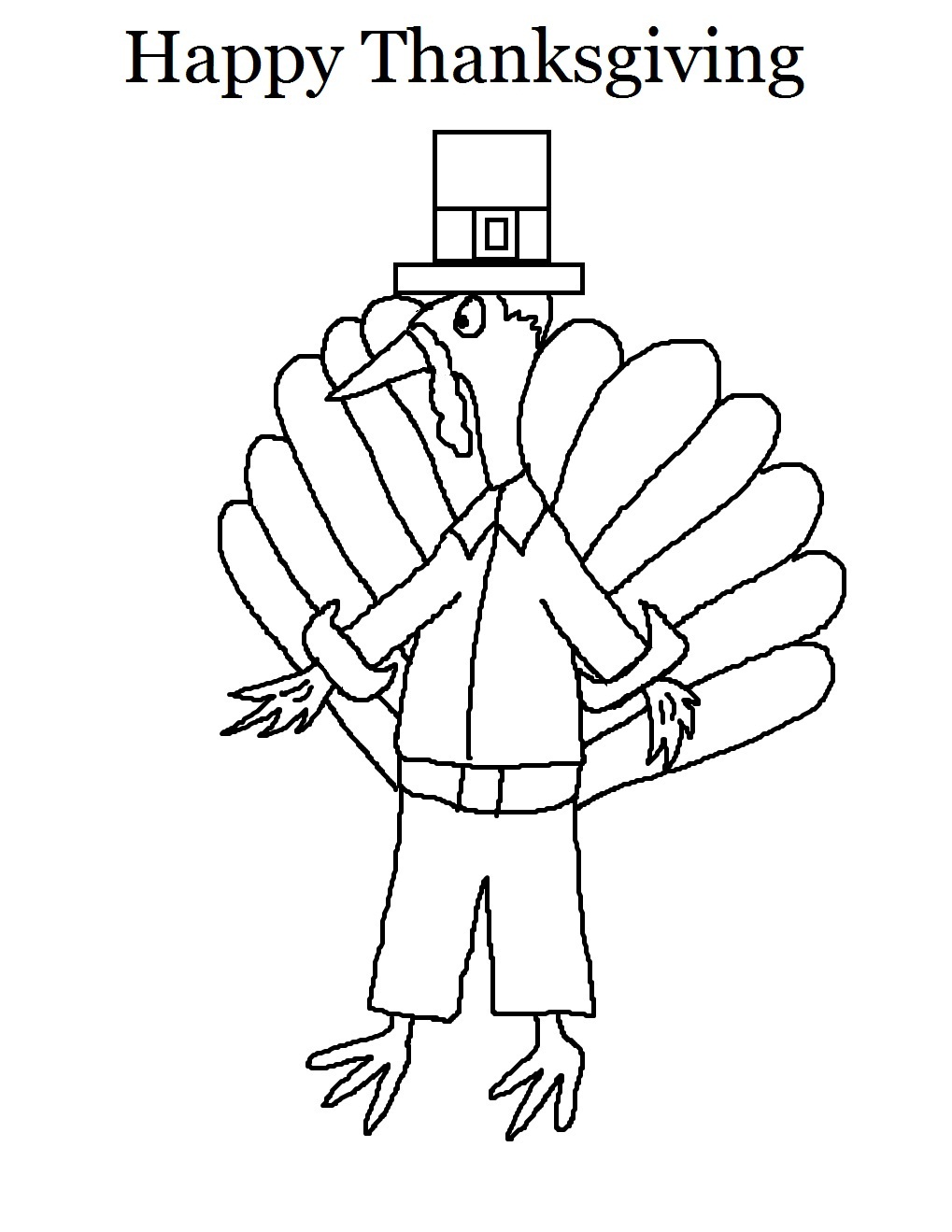 27 Festive Thanksgiving Coloring Pages Printable 9