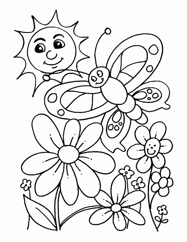 29 Fresh Spring Coloring Pages Printable 11