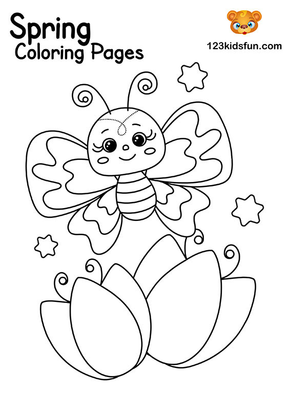 29 Fresh Spring Coloring Pages Printable 14