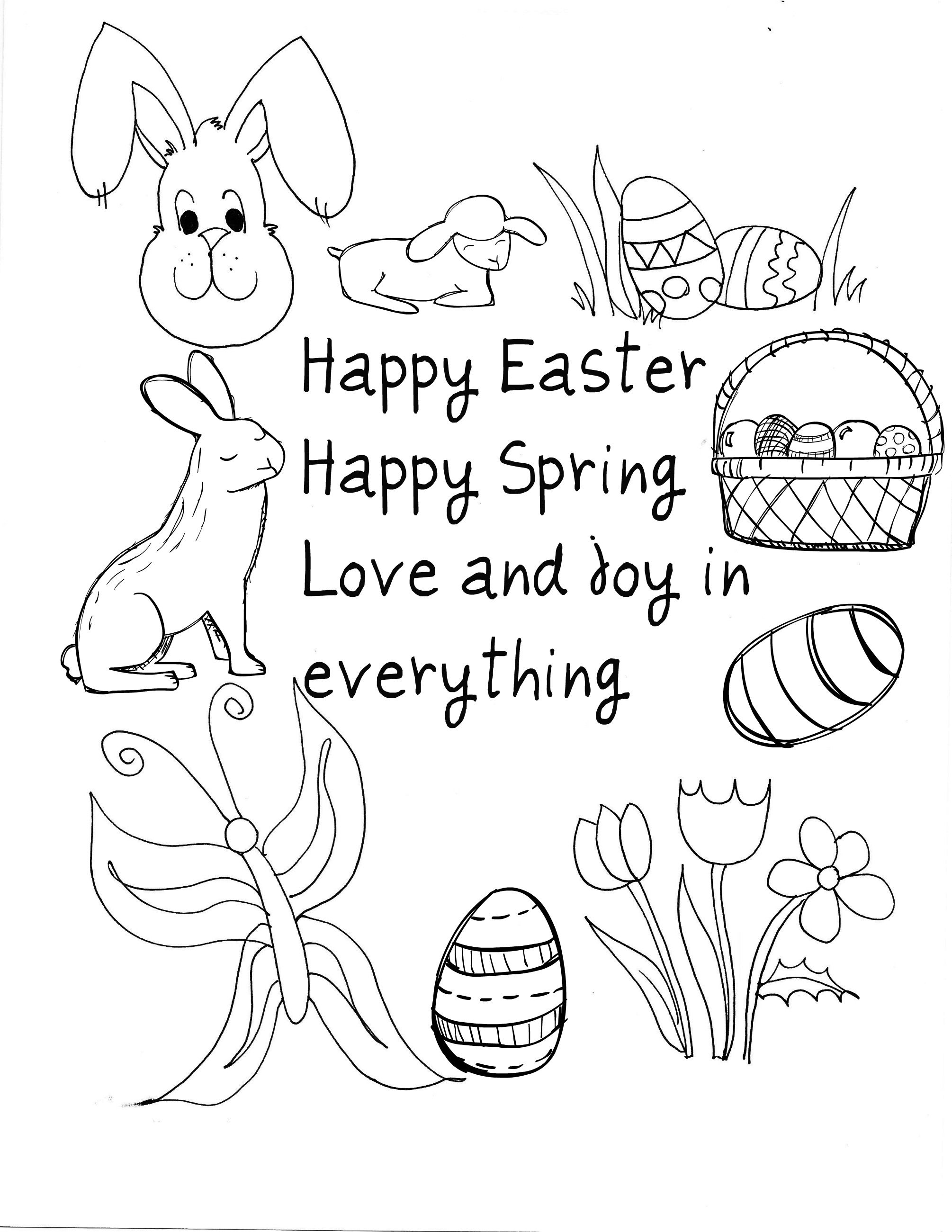 29 Fresh Spring Coloring Pages Printable 17