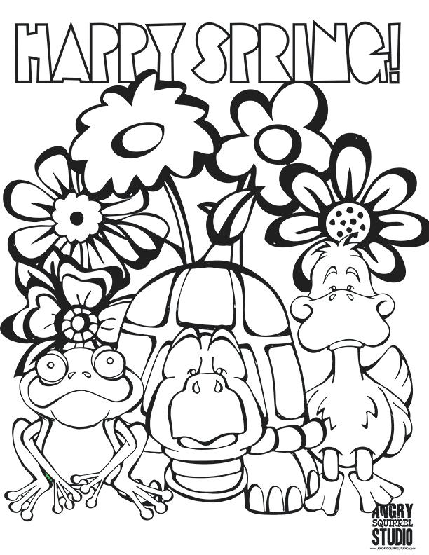 29 Fresh Spring Coloring Pages Printable 18