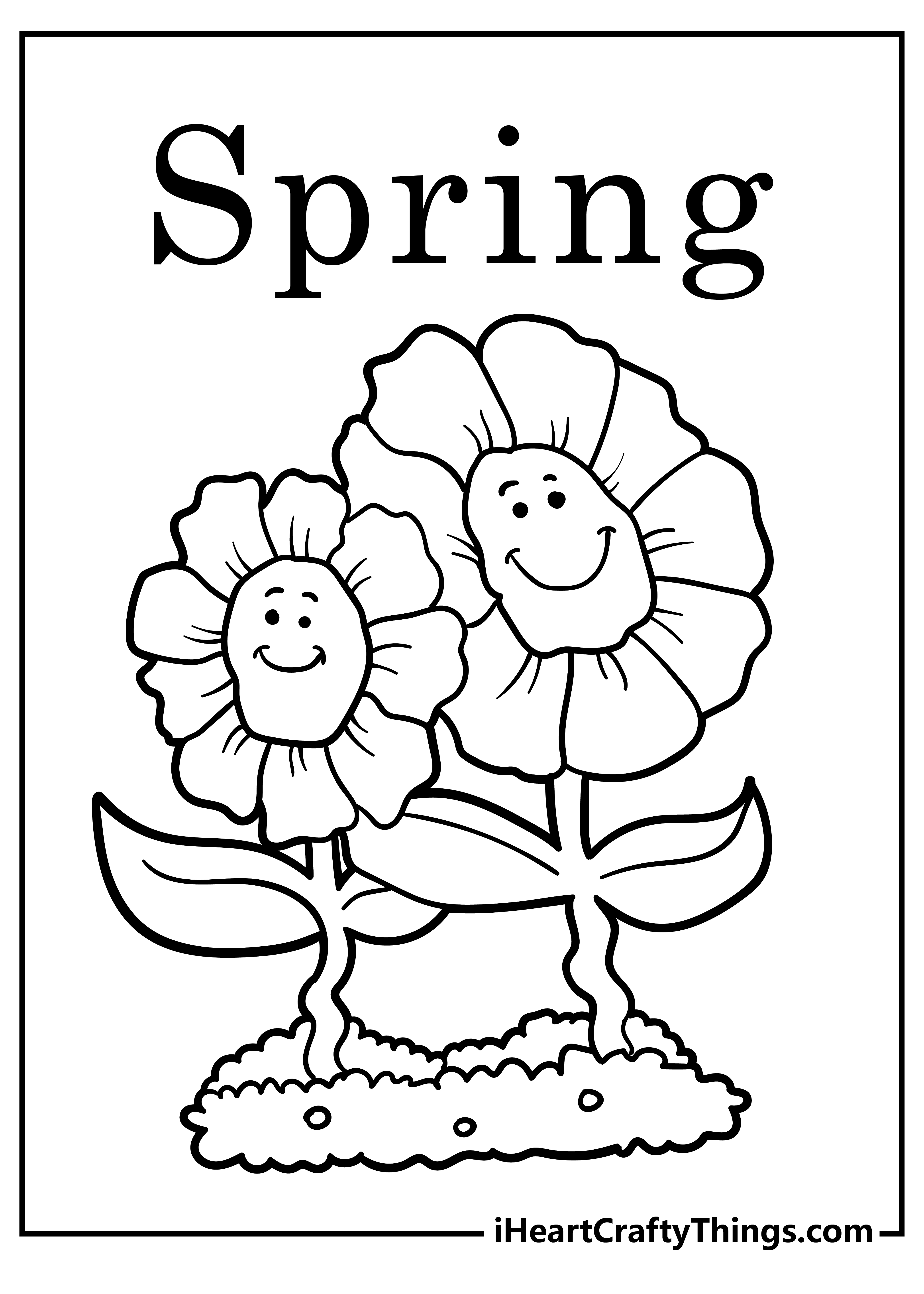 29 Fresh Spring Coloring Pages Printable 28