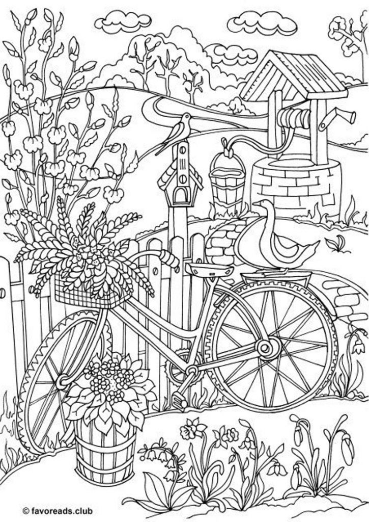 29 Fresh Spring Coloring Pages Printable 34