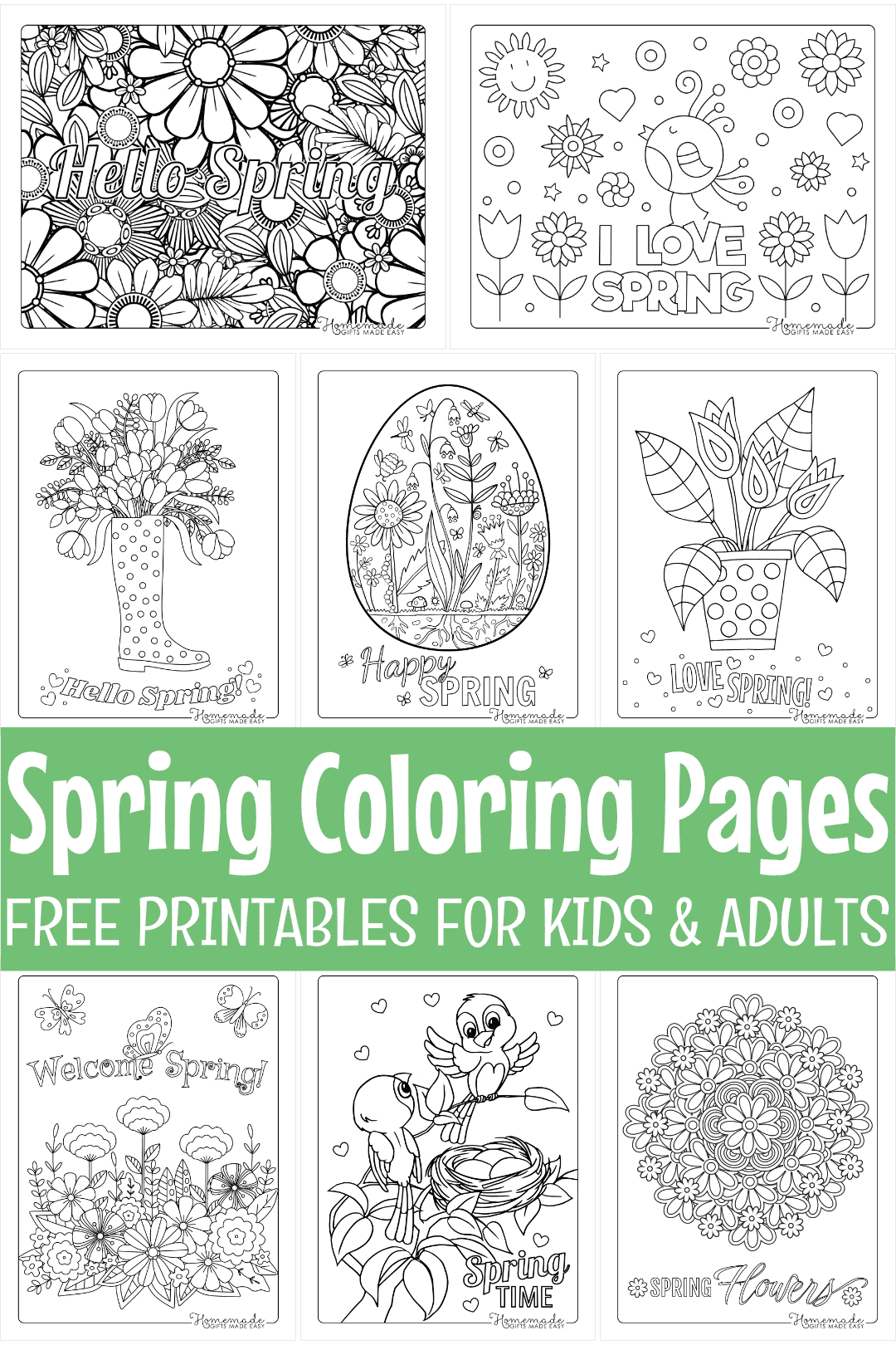 29 Fresh Spring Coloring Pages Printable 4