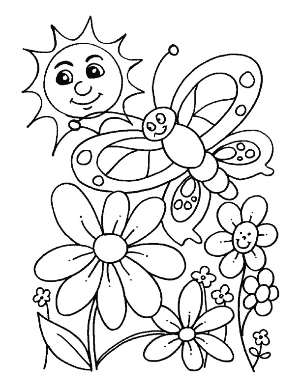 29 Fresh Spring Coloring Pages Printable 6